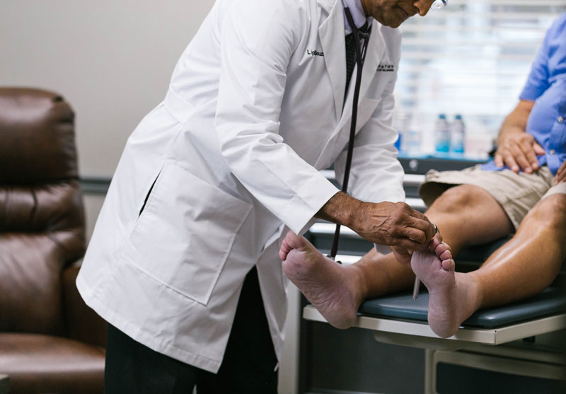 NTCO Doctor Testing Feet