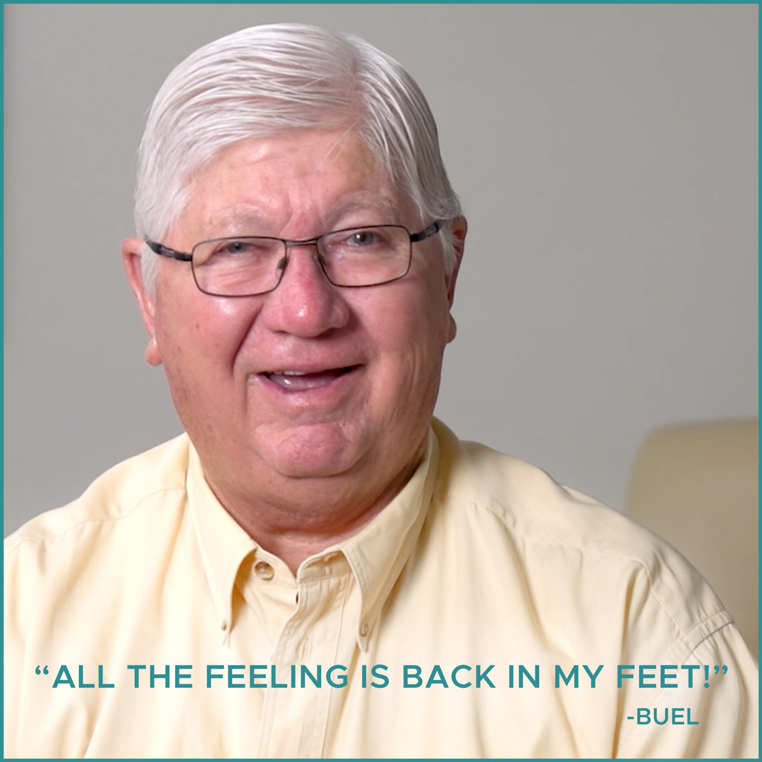 Patient Spotlight – “All the feeling is back in my feet!”